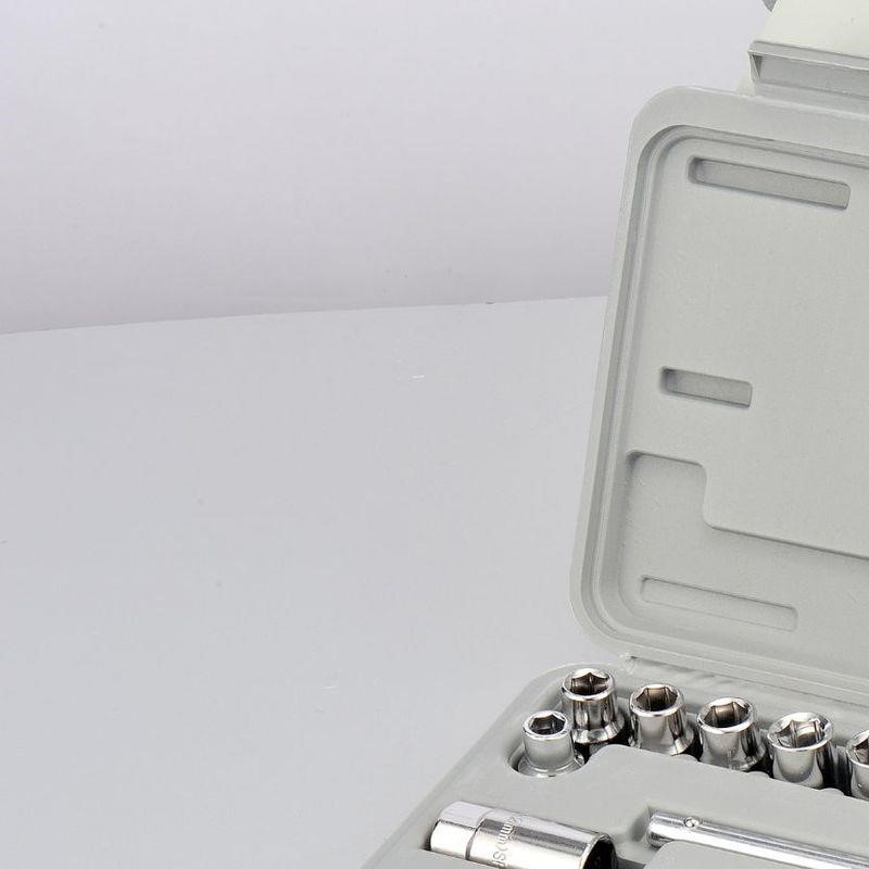 厂家直销25件套五金工具组合套装套筒滑杆棘轮扳手汽车修理工具