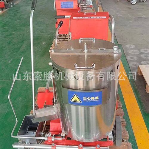 热熔划线机 小型公路热熔釜标线机 城市道路建设虚实线画线机