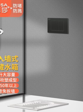 蹲便器暗装水箱加厚隐藏入墙式嵌入式家用暗藏卫生间蹲厕抽水马桶
