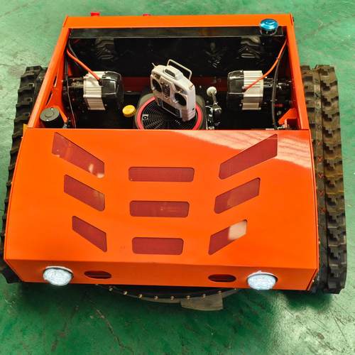 荒地边坡除草打草机燃油割草机履带割草机价格智能遥控割草机