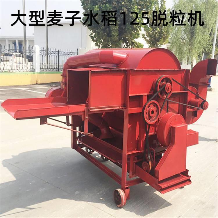 山西长治打谷子机125稻麦脱粒机高粱大豆脱粒机