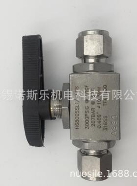 HAM-LET哈姆雷特二通式压力表不锈钢仪表阀H6800SSL1/2PSS