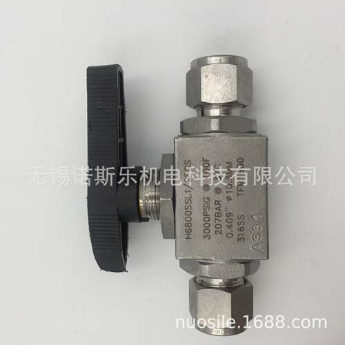 HAM-LET哈姆雷特二通式压力表不锈钢仪表阀H6800SSL1/2PSS