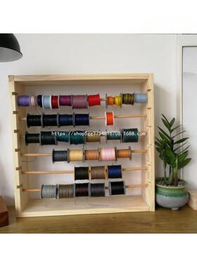 。J编/J宝塔架线收纳挂钩织木实线桌面OAY收纳商用玉线架小