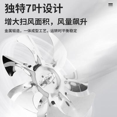出房租不锈钢强力换气易扇抽风机简抽FST油烟机厨房家用大吸排力