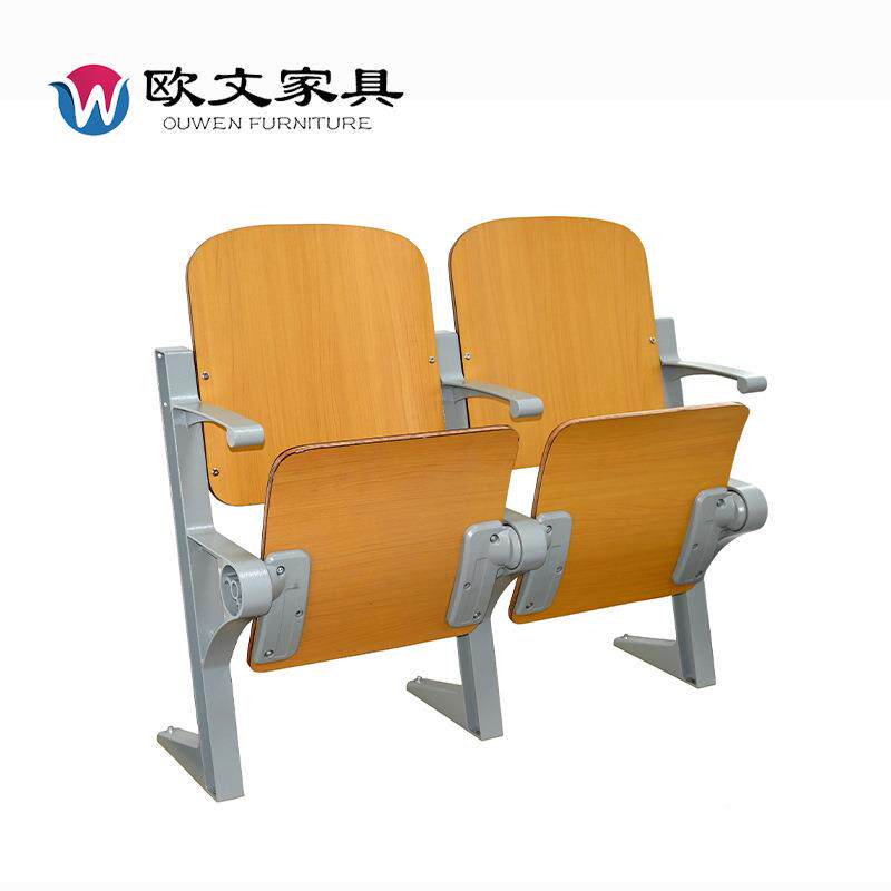 学校梯排阶椅铝合阶梯教室课金桌排椅大学连排桌椅多媒体连ow-740