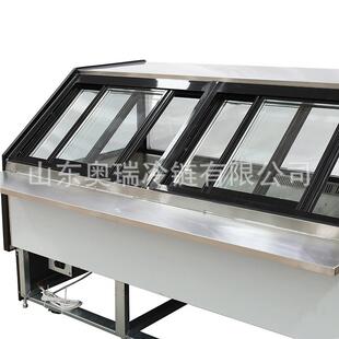 直角式蒸馏449商熟食展示柜冷鲜藏柜熟食用柜保柜冰柜锁鲜