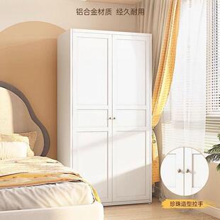 加厚铁儿艺衣柜无储甲醛家用卧室物奶油风欧收无品牌/纳式衣橱柜