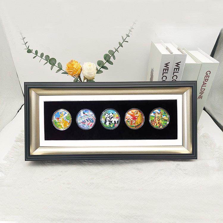 仿实木相框PS发泡塑料框画章奖徽章相框收纳盒立体牌中空相框勋章,家居饰品,DIY亲子装饰画,淘宝优惠券,粉丝福利购,淘宝优惠卷