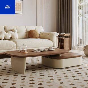 中风茶几落地电视轻组合33套装奢高级感柜现代简约小户型伸缩古茶