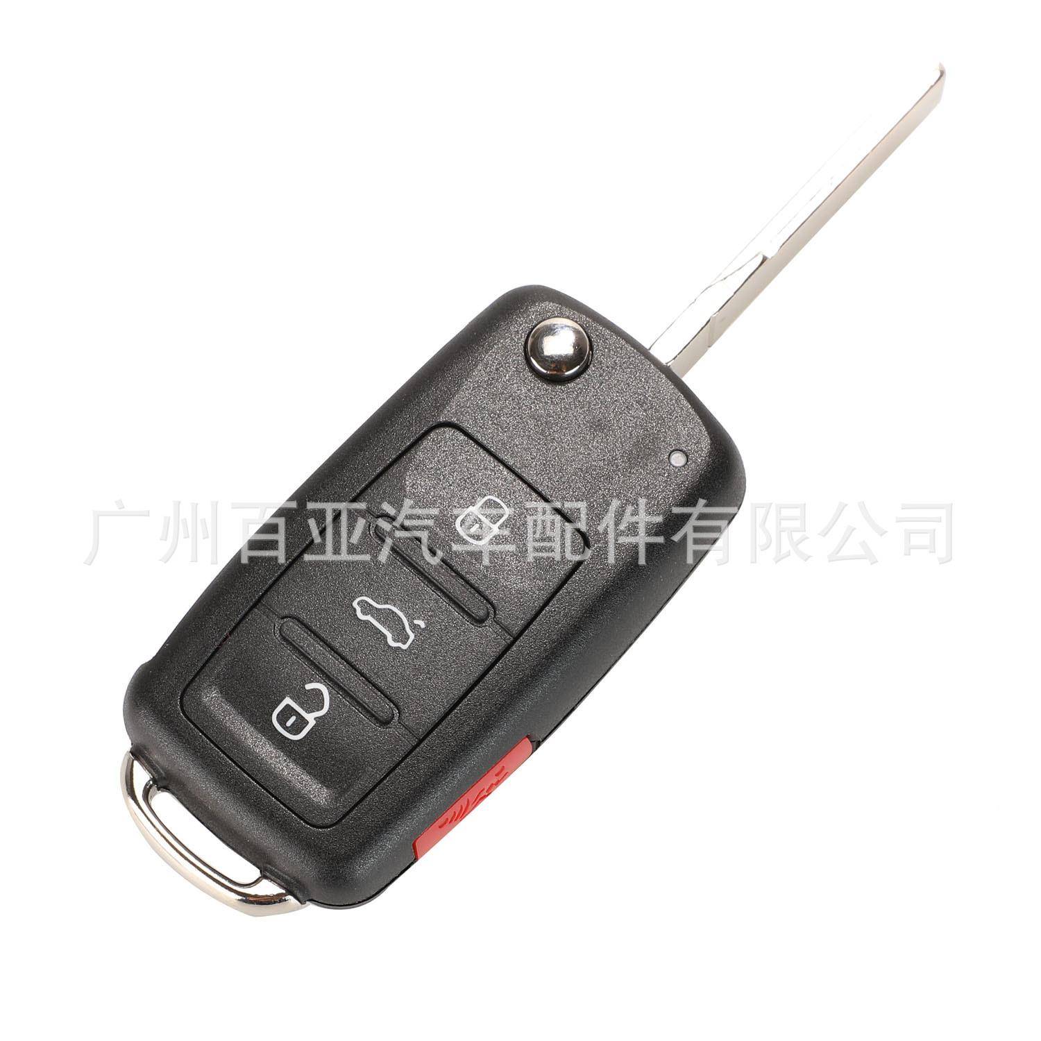 适用于大0众钥4键遥控汽车匙ID4N8/315Mhz/5K适用于大0837202AE/B