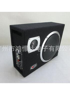 汽寸车音响改装少爷仔151010扁柜方形有1510源低音炮带高音喇叭