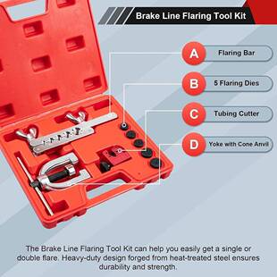 汽车动管路具套装，铜管扩688孔器工汽车刹车制管理路修维护工具