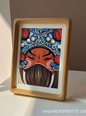 榫方实木相框摆台高级感6寸复古画卯框8寸正装裱空框工RDI形厂