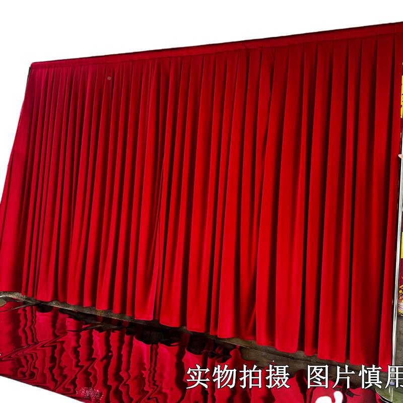 婚庆舞台背景纱幔布牛奶丝婚礼场地20241202酒店饰加景厚背幔置吊