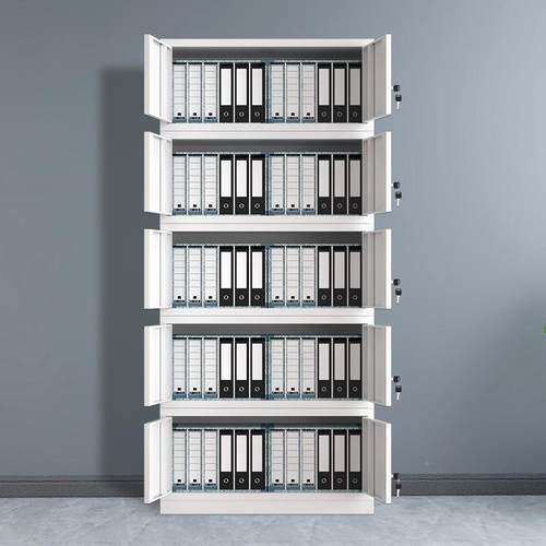 分五节皮档NMHJG456案柜文件带柜锁凭证顶柜财务铁柜子体办公室储