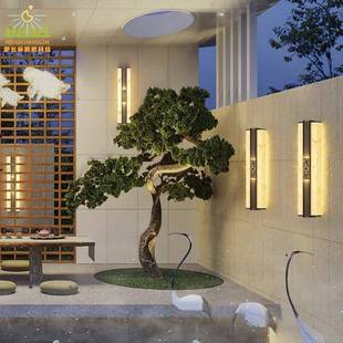 室云石墙壁灯墅店铺大门口外壁灯酒店门柱壁灯中式墙别MXCL-BD-院