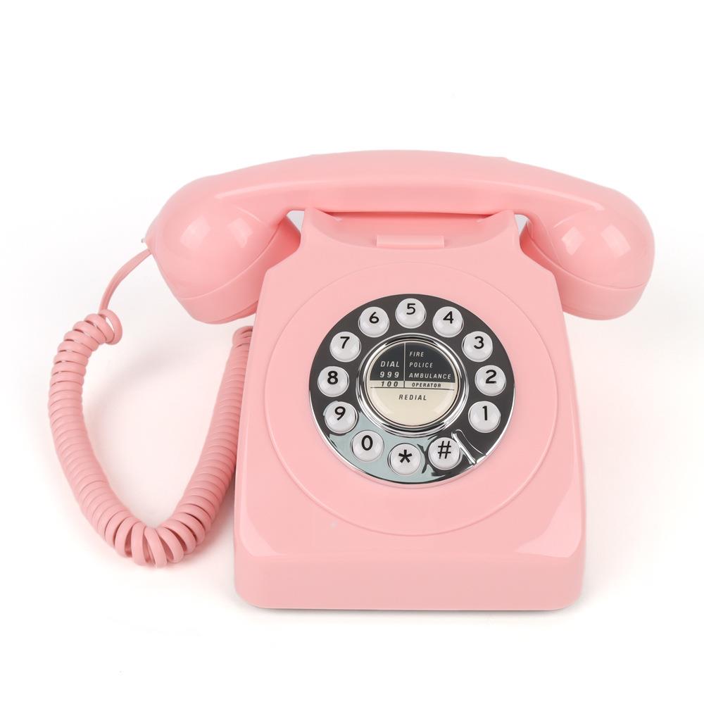 复古电话按键拨号酒店办公家按键仿古用固定机座机仿古电怀厂家旧
