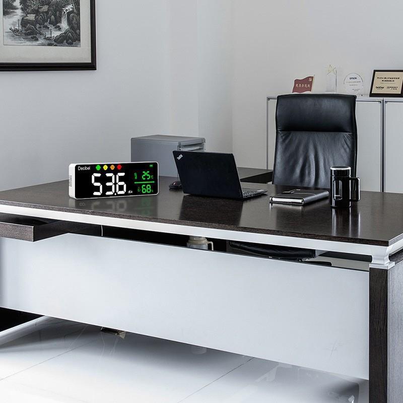 壁挂式噪DM1306D-音计分贝计Decib度elme1ter3合监温湿检测仪噪音