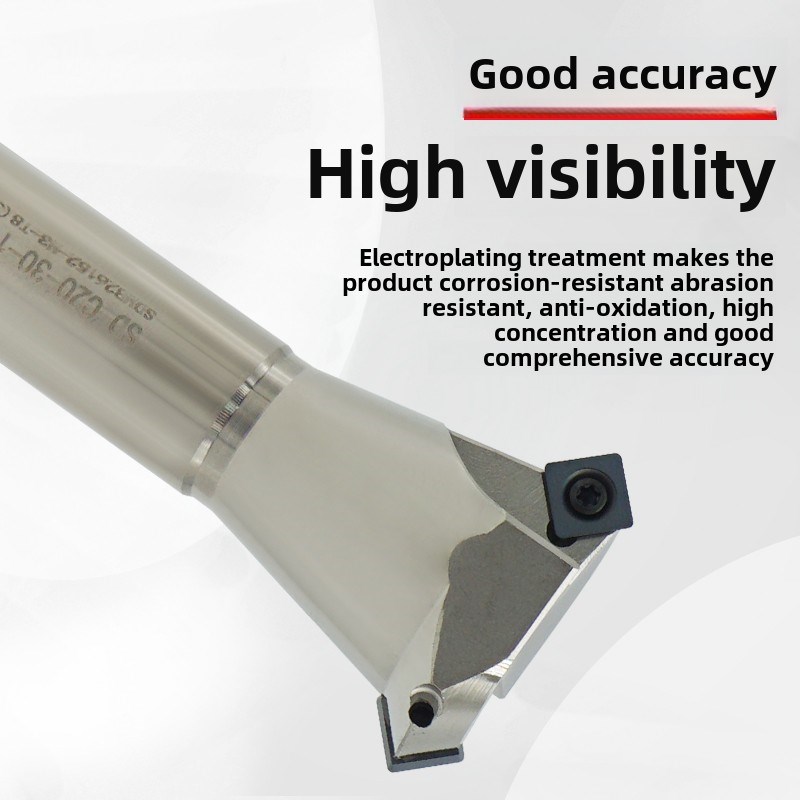 数控45度内外倒角刀杆加工中心Sd废倒角T刀上下内孔反拉