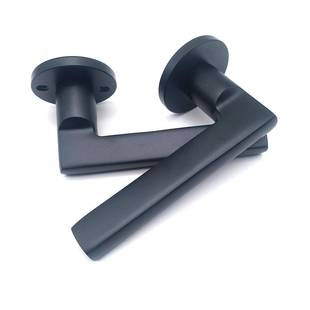 厂卧室氧化铝锁B款 F771具太空铝压家把锁门室内门执执手锁木门手