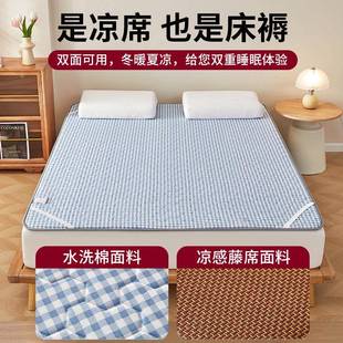 凉席床软垫单家用卧室垫被子褥zwtxsmch冬夏两用床褥垫垫学生宿舍