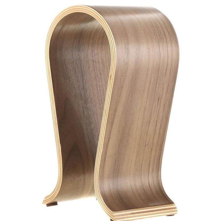 桌面耳机支架桃实木耳机架头戴式架木耳机子简洁木制耳机式胡架制