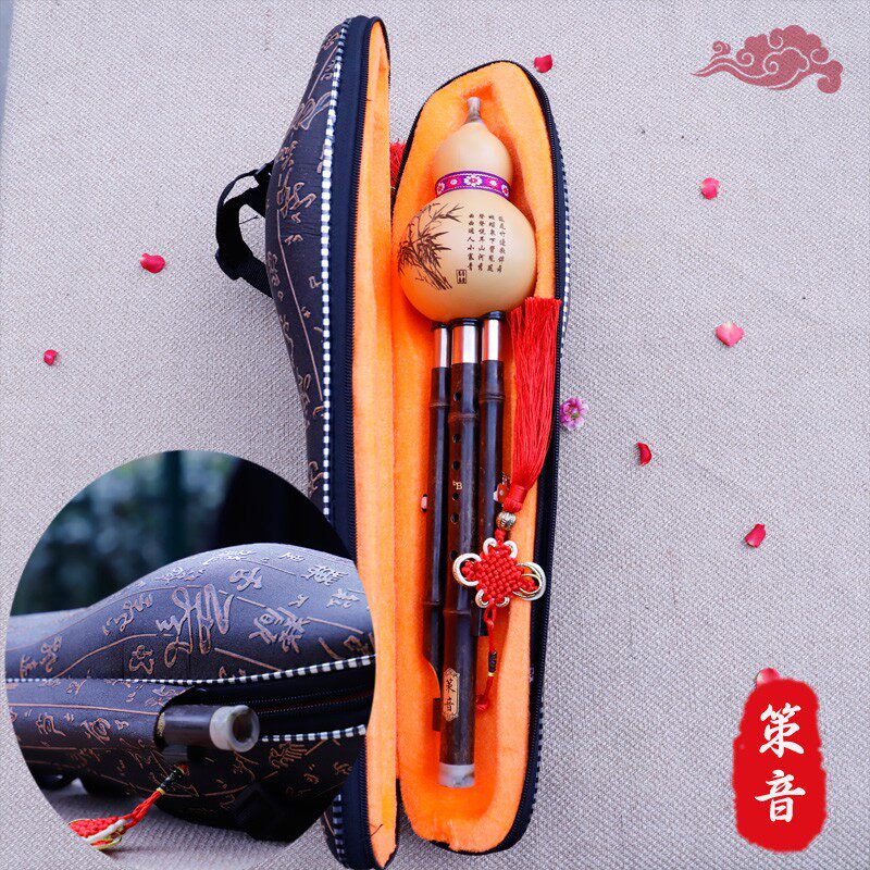 策音紫竹双调葫芦丝F加G降B加C调音准省力乐器成人演奏专业初学者