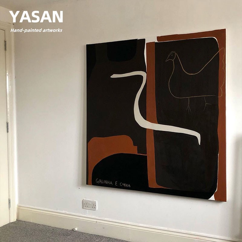 YASAN 侘寂风纯手绘抽象色油画