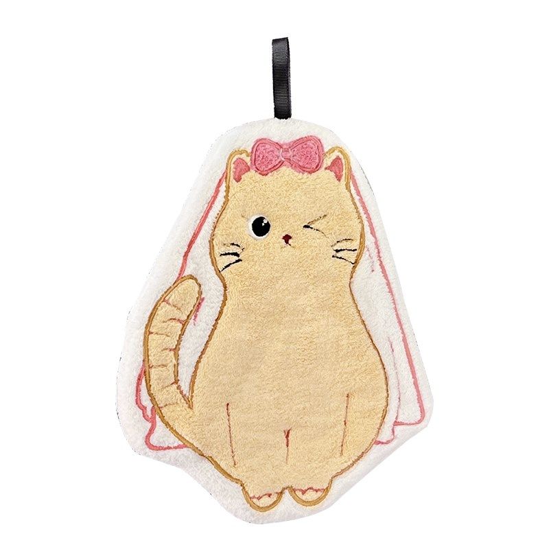 厨房擦手毛巾吸水不掉毛挂式可爱擦手帕珊瑚绒卫生间洗手擦手神器,家庭/个人清洁工具,厨房擦手巾,淘宝优惠券,粉丝福利购,淘宝优惠卷