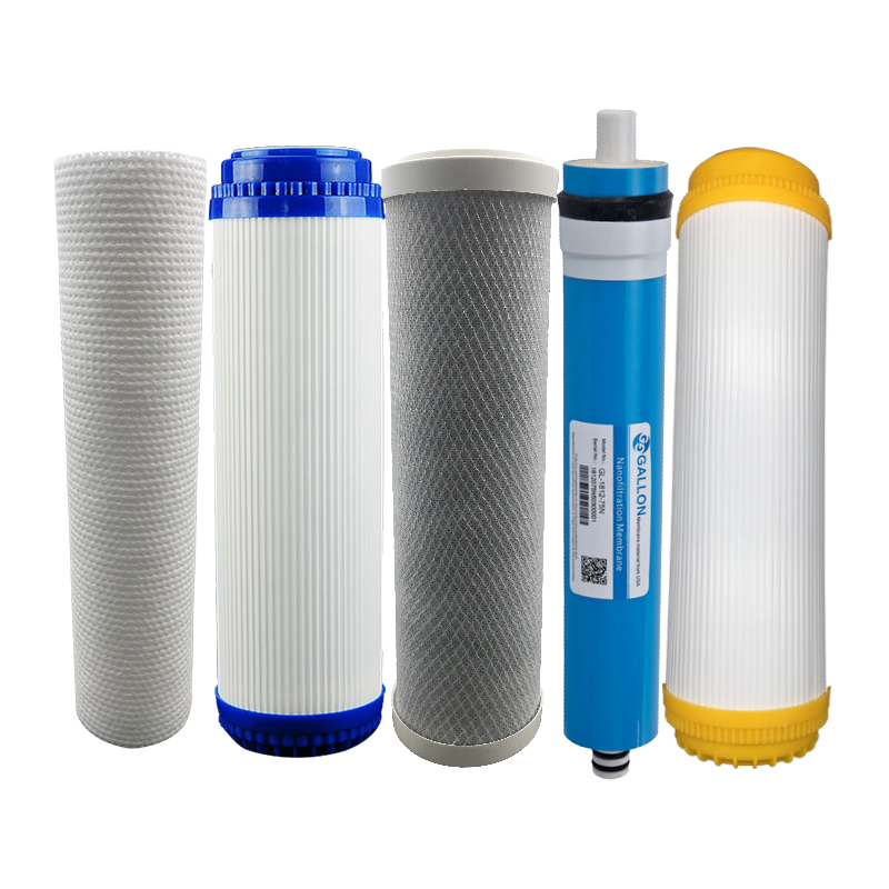 家用五级净水器滤芯通用全套净水机耗材10寸压缩活性炭棒过滤器芯