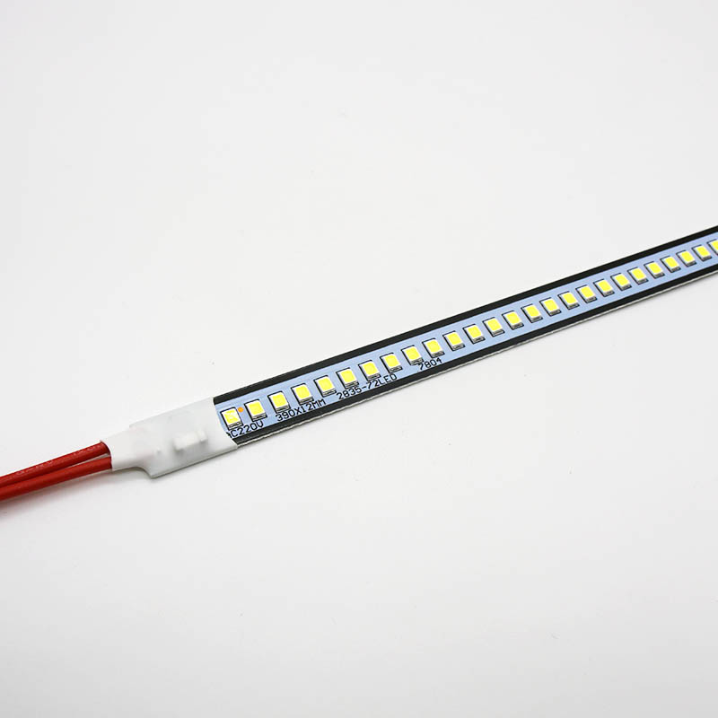 led硬灯条220V无需变压器裸板超亮橱柜展柜自带背胶长条贴片灯带