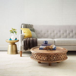 简约青古铜沙发边几居家角几小茶几 创意时尚酒店样板房咖啡几