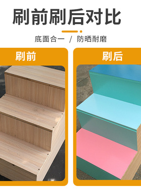 木器漆家俱翻新改色木质门木头白色漆水性油漆家用自刷防水涂料