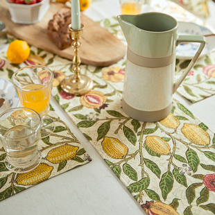 偏爱集美式桌旗高级感复古风流苏茶几电视柜台布斗柜小清新长条巾