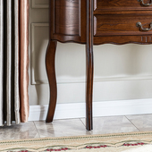 饰玄关桌 置物边桌走廊靠墙装 美式 全实木玄关柜半圆入户门厅柜欧式