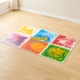 幼儿园彩砖缤纷地板油墨感官砖体水彩地垫早教儿童感官液体地垫