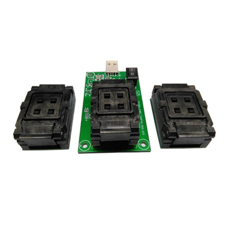 HMILU厂家eMMC153eMCP162转USB数据恢复套装三合一 BGA169烧写座