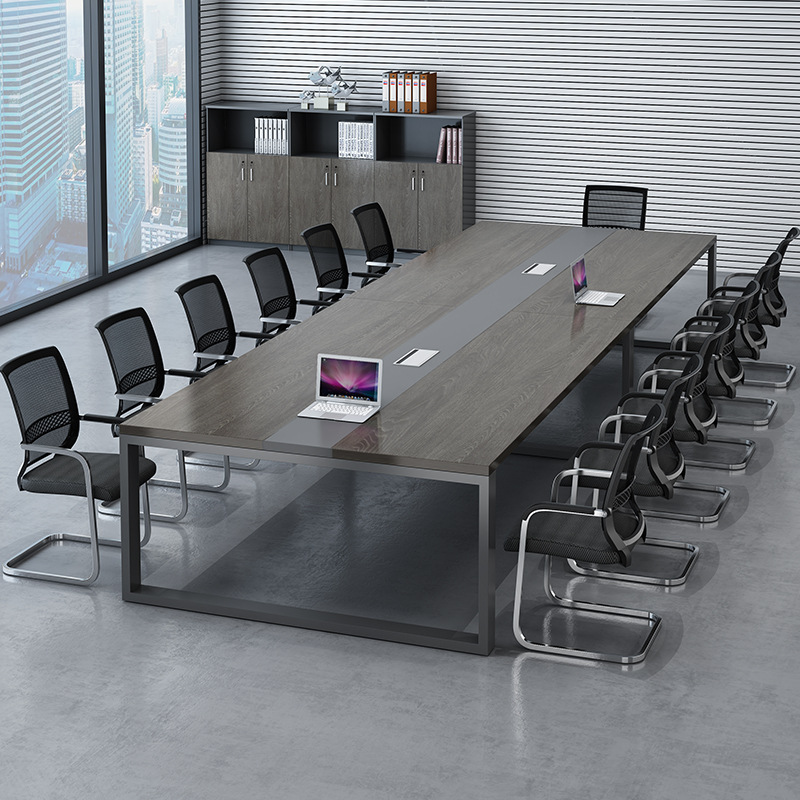 会议桌长桌简约现代办公桌椅组合小型会议室洽谈桌长条桌子工作台