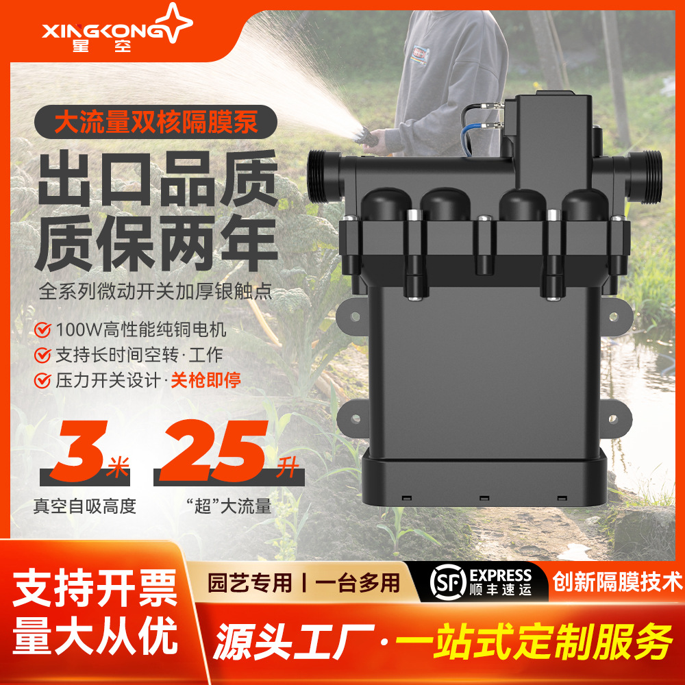 家用自吸增压水泵花园灌溉水泵菜园浇地家用洗车泵200W