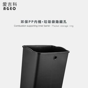 不锈钢分类垃圾54756756桶圾公场合公室商场脚踏桶带盖商共用办垃