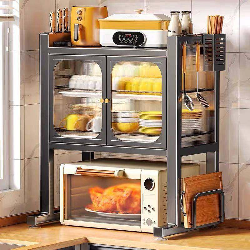 厨房厂家直供置物碗碟碗盘沥水架碗架台面碗筷收纳架柜放微波炉储,厨房/烹饪用具,微波炉置物架,淘宝优惠券,粉丝福利购,淘宝优惠卷