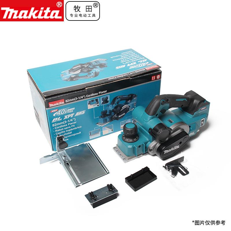 田充电式电刨木工工具木工牧400V锂电KP刨01HIQGZ