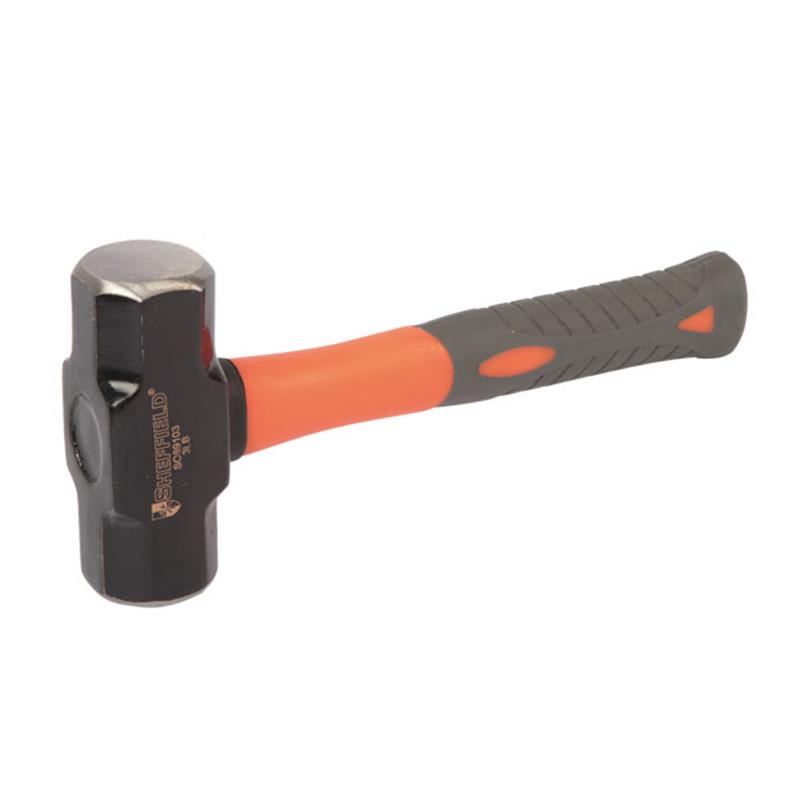 钢2磅260m盾9工具纤维八角锤2-1磅4磅S0柄8102