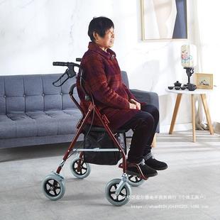 老年代步车老人手推车步可坐轮买AEG菜购物拉车车折叠座椅助小拉