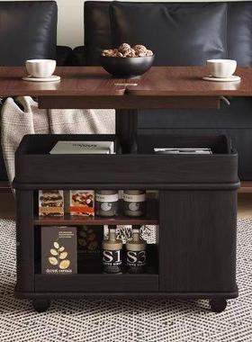 智能性时价比高尚简约现SOJ代实木升降桌|轮E0级漆烤木面|带滚多