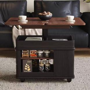 智能性时价比高尚简约现SOJ代实木升降桌|轮E0级漆烤木面|带滚多