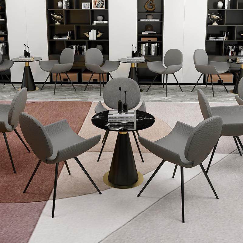 意家式轻奢简约羊羔毛餐椅休闲棉麻椅性子用书椅个背办公沙发洽谈,商业/办公家具,办公电脑椅/职员椅,淘宝优惠券,粉丝福利购,淘宝优惠卷