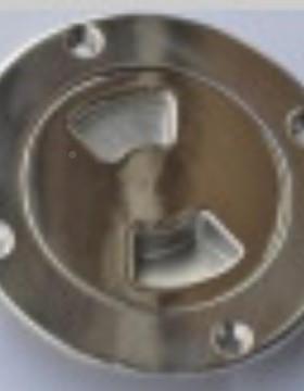 甲板圆盘两眼圆盘手圆形检查盖检口测灯罩甲板圆盘游艇孔盖XWC扇