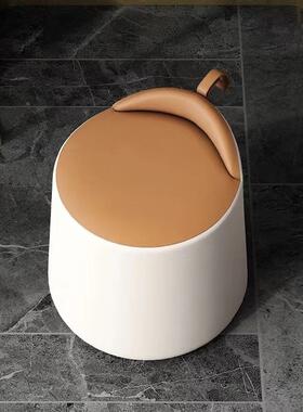 现代轻电奢家用卧室旋转妆凳女生梳妆凳简约PAA梳化妆台凳子圆脑